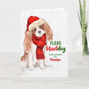 vom Hund Funny Cavalier King Charles Weihnachten