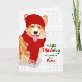 vom Hund Welsh Corgi Weihnachten