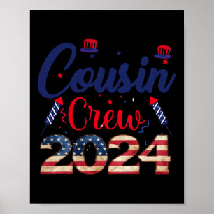 vom Juli Cousin Crew für Kleinkinder Erwachsene un Poster