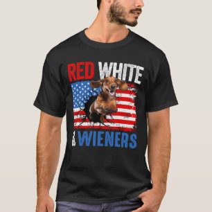 vom Juli Dackel Hundeshirt rot weiß und Dackeln T-Shirt