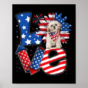 vom Juli Dekoration Patriotische Liebe Shih Tzu Do