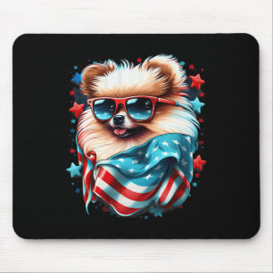 vom Juli Fahne des Patriotischen Pommerschen Hunde Mousepad