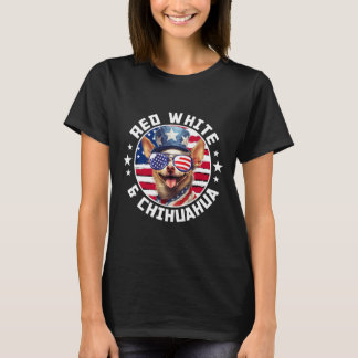 vom Juli Hund Funny Patriotic Red1 T-Shirt