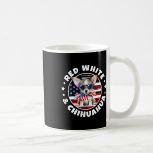 vom Juli Hund Funny Patriotic Red Kaffeetasse