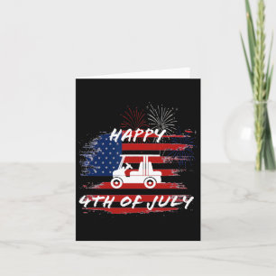 vom Juli Looping Parade Holiday Golf Cart Amerikan Karte