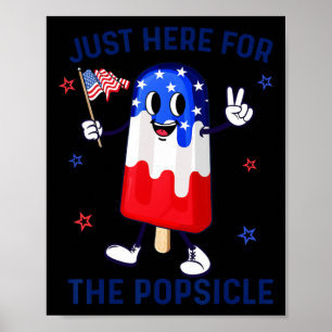 vom Juli Popsim US-amerikanische Flagge Patriotisc Poster