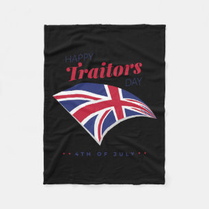 Vom Juli Shirt glückliche Verräter Tag Amerikanisc Fleecedecke