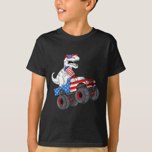 vom Juli T Rex Dino Trex Dinosaur Monster Truck Fi T-Shirt