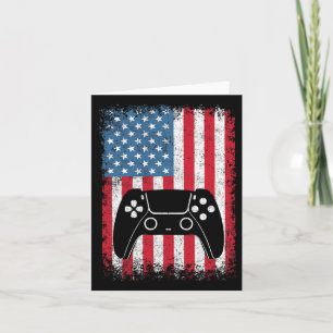 Vom Juli Video Game Gamer Kinder Jungs Männer USA Karte