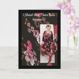 Vom Kaffee zum Orangensaft lustig gehen Karte