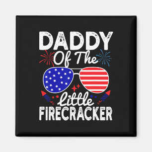 Vom kleinen Firecracker Funny 4. Juli Vater Magnet