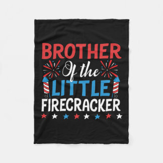 Vom kleinen Firecracker Shirt 4. Juli Geburtstag Fleecedecke