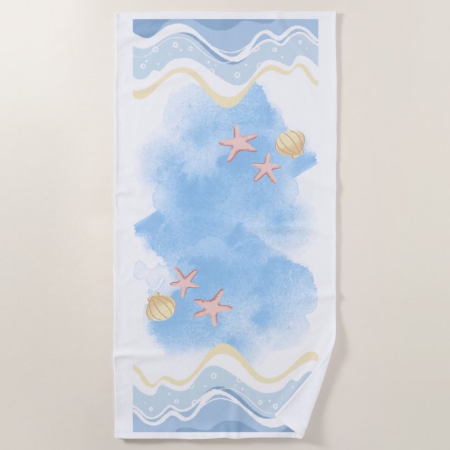 VOM KURZSTADT STRANDTUCH (Vorderseite)