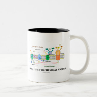 Vom Licht zur chemischen Energie (Fotosynthese) Zweifarbige Tasse