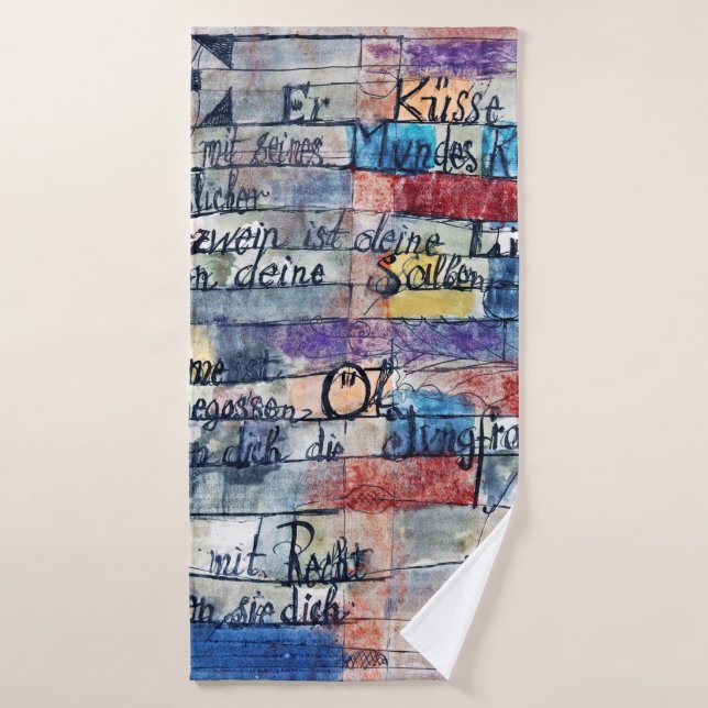 Vom Lied der Lieder, Klee Badehandtuch (Badehandtuch)