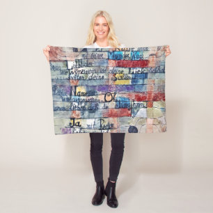 Vom Lied der Lieder, Klee Fleecedecke