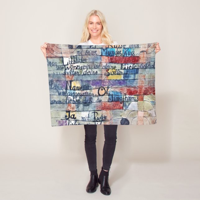 Vom Lied der Lieder, Klee Fleecedecke (Beispiel)