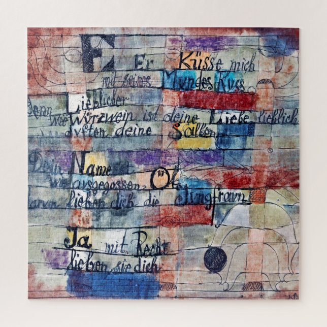 Vom Lied der Lieder, Klee Puzzle (Vertikal)