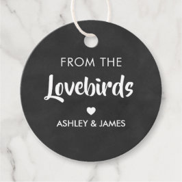 vom Lovebirds-Tag, der Vogelstiermarke, Geschenkanhänger