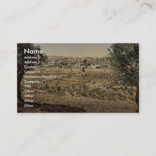 Vom Ölberg, Gesamtansicht, Jerusalem, Visitenkarte