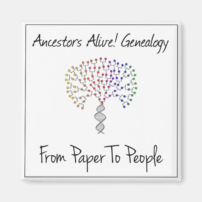 Vom Papier zum Menschen Magnet (Vorne)