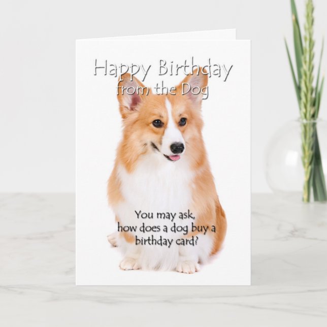 Vom Pembroke Corgi Karte (Vorderseite)