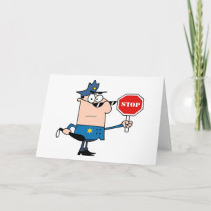 VOM POLIZIST GESCHLOSSEN, AM 16. GEBURTSTAG KARTE