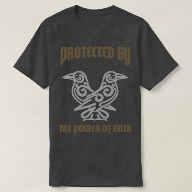 Vom Power der Odin Viking geschützt T-Shirt (Design vorne)