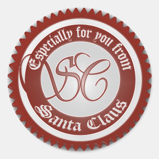 vom Santa Claus Sticker (Vorderseite)