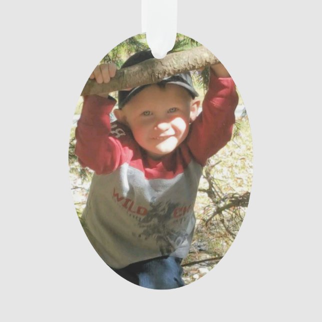 Vom Santa Foto Ornament - sehen Sie zurück (Vorderseite)