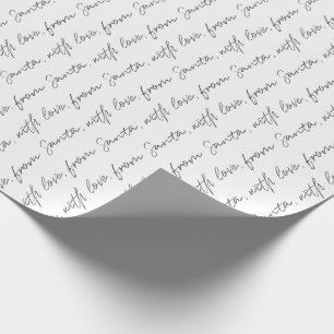 Vom Santa, mit Liebe Geschenkpapier