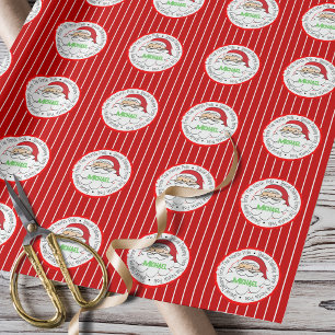 Vom Santa Niedlich Cartoon Santa Claus Nordpol Geschenkpapier