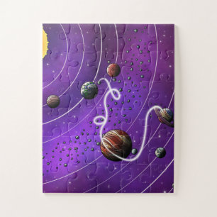 Vom Saturn zum Mondpuzzle Puzzle