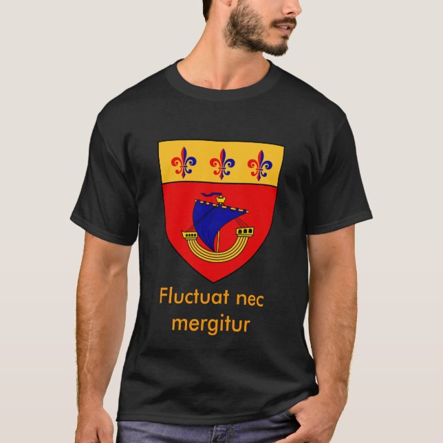 vom Schiff aus dem Wappen Inspiriert T-Shirt (Vorderseite)