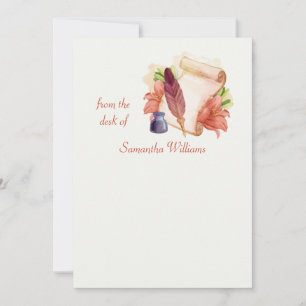 Vom Schreibtisch aus der Personalisierten Statione