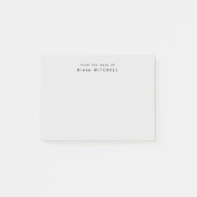 Vom Schreibtisch aus einfaches Monogramm grau