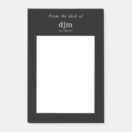 Vom Schreibtisch aus Minimalistisch Post-it Klebezettel