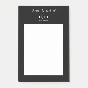 Vom Schreibtisch aus Minimalistisch Post-it Klebezettel