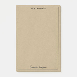 vom Schreibtisch der Büroeinheit Kraft Post-it Klebezettel