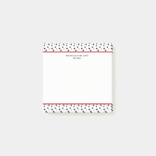 Vom Schreibtisch der   Dalmatiner School Mascot Post-it Klebezettel