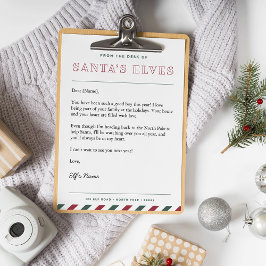 Vom Schreibtisch der Elfen des Weihnachtsmannes