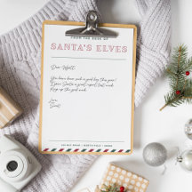 Vom Schreibtisch der Elfen des Weihnachtsmanns lee