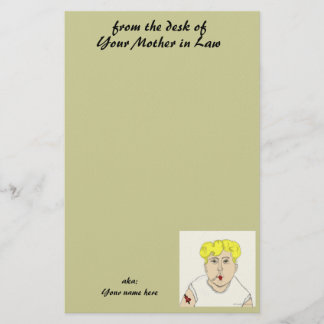 vom Schreibtisch der , Ihrer Mutter im Recht Briefpapier