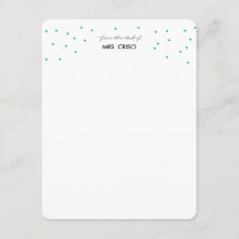 Vom Schreibtisch der Mitteilungskarten für Lehrer