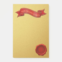 Vom Schreibtisch der Sankt-Goldpost-itanmerkungen Post-it Klebezettel