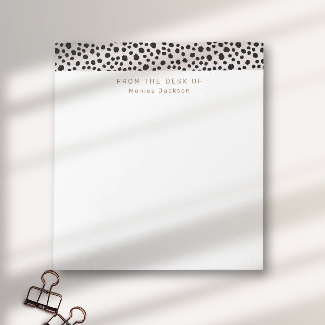 Vom Schreibtisch des Animal Print Tearaway Notepad Notizblock (Von Creator hochgeladen)