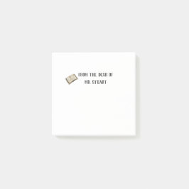 vom Schreibtisch des Lehrers Post-it Klebezettel