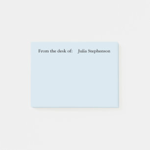 Vom Schreibtisch des Notizblockes Post-it Klebezettel