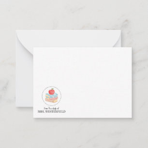 Vom Schreibtisch - Flachbildschirm - Lehrer Mitteilungskarte