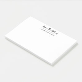 Vom Schreibtisch mit einfachem Personalisierten Sk Post-it Klebezettel